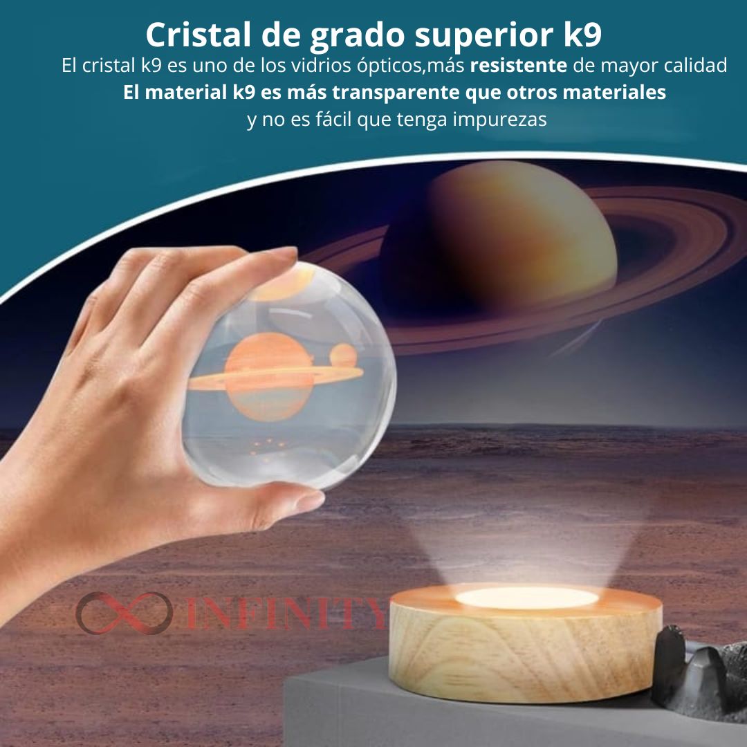 Esfera 3D Saturno para regalo