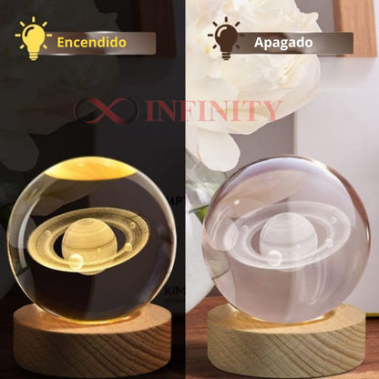 Esfera 3D Saturno para regalo